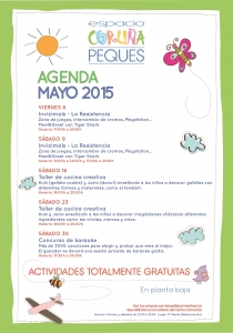 Agenda actividades infantiles mayo