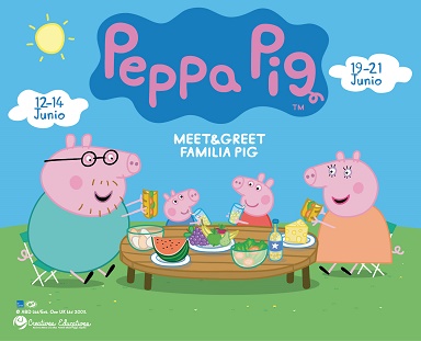 La familia Pig visita Espacio Coruña