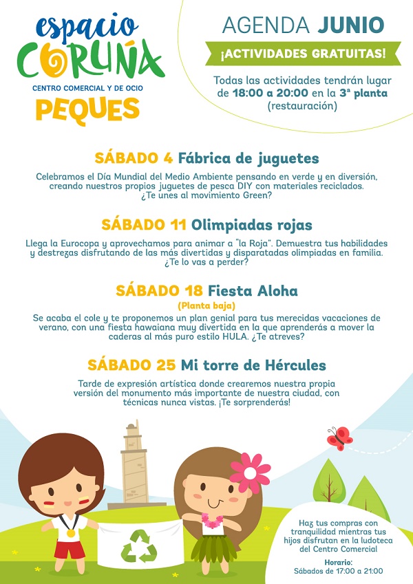 Agenda Peques Junio Espacio Coruña