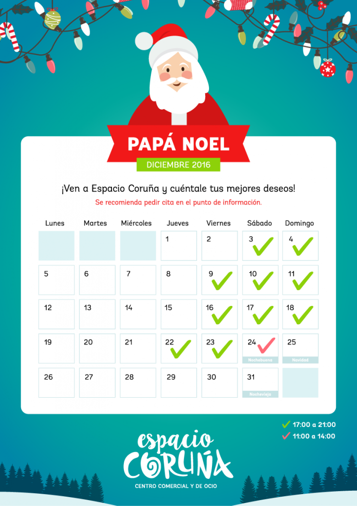 Papa Noel Mágico Espacio Coruña 2016